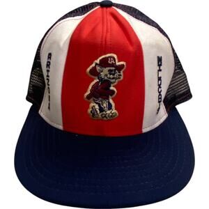 Lucky Stripes Arizona Wildcats Trucker Hat Snapback Embroidered Patch Large